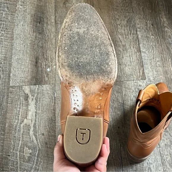 Tecovas The Penny Caramel Tan Size 9.5B Women’s Boots Booties - Picture 11 of 15